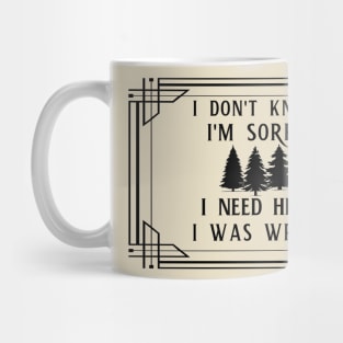 The Four Phrases That Lead to Wisdom Mug